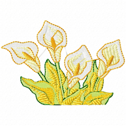 Flowers And Tree Embroidery Design 5 Flowers And Tree Embroidery Design 5